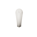 ZALO Apis Vibrating Couples Ring Ivory White in smooth, sleek ivory white silicone design, showcasing its modern shape.