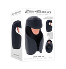 Evolved Lick the Tip Vibrating Tongue Stroker Black with powerful tongue flicking and pulsating nub for ultimate pleasure.