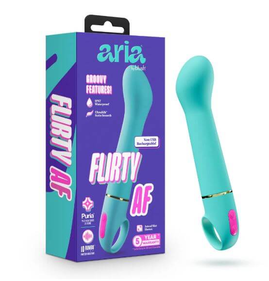 ARIA FLIRTY AF 2.0 VIBE TEAL RECHARGEABLE-0