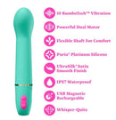 ARIA FLIRTY AF 2.0 VIBE TEAL RECHARGEABLE-1