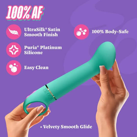 ARIA FLIRTY AF 2.0 VIBE TEAL RECHARGEABLE-5