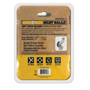 Rascal Meat Ballz Silicone Cock Ring Black packaging featuring soft touch silicone stimulation ring details.