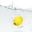Dreamii Lemon Bliss Suction Clitoral Vibrator submerged in water with bubbles around it, showcasing its playful lemon design.