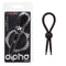 Alpha Liquid Silicone Lasso Black in Packaging and Open View - Premium Adjustable Enhancer