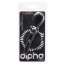 Alpha Liquid Silicone Lasso Black - Premium Adjustable Enhancer in Packaging