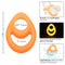 Alpha Glow-In-The-Dark Liquid Silicone Teardrop Ring with scrotum ring, stretchy and comfortable, waterproof, and illuminates in the dark