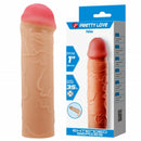 Pretty Love Nile Extended Penis Sleeve Light with real-feel material and lifelike details for enhanced pleasure.