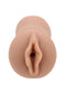 Mari Gold Pocket Pussy Stroker in brown, realistic lifelike material, hand sized masturbator with unique internal texture.