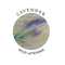 Relaxing Massage and Body Oil Lavender 8 Oz with wild lavender on wooden background
