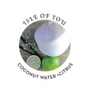 Isle of You Coconut Water and Citrus Relaxing Massage and Body Oil Isle of You 8 Oz