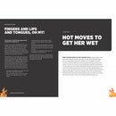 Inside pages of Hot Sex Tips Tricks and Licks Book showing tips on pleasure and intimacy.