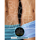 Blow Each Other Away Oral Sex Guide Book cover featuring intimate couple imagery and playful typography.