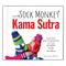 Cover of the Sock Monkey Kama Sutra Book featuring playful sock monkeys in intimate poses.