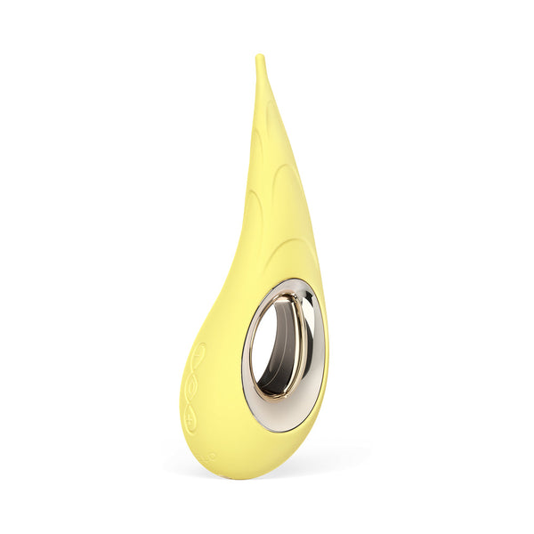 LELO DOT Cruise Lemon Sorbet featured in a sleek yellow design, showcasing its innovative clitoral stimulation technology.