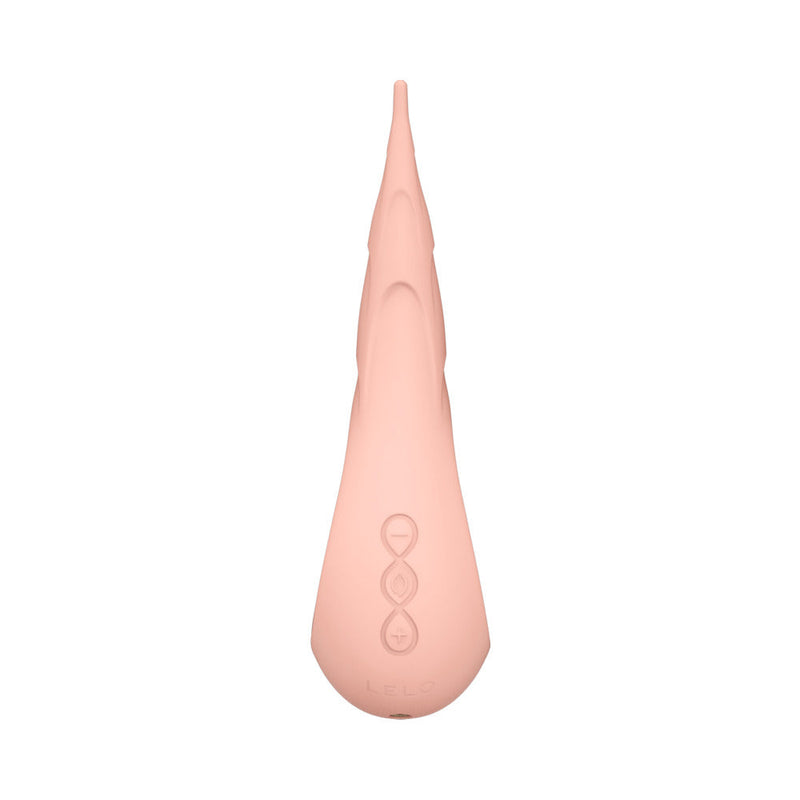 LELO DOT Cruise Peach Please advanced pinpoint clitoral vibrator with a soft silicone tip for precise stimulation.