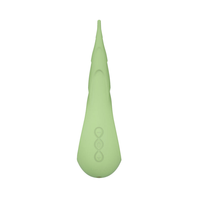 LELO DOT Cruise Pistachio Cream elegant clitoral stimulator in soft green color for precise pleasure.