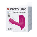 Pretty Love Fancy Clamshell Bluetooth G-Spot Vibrator packaging showcasing sleek design and 12 vibration functions.
