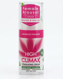 High Climax Female Stimulating Cream Hemp Seed Oil packaging showcasing arousal and pleasure enhancement.