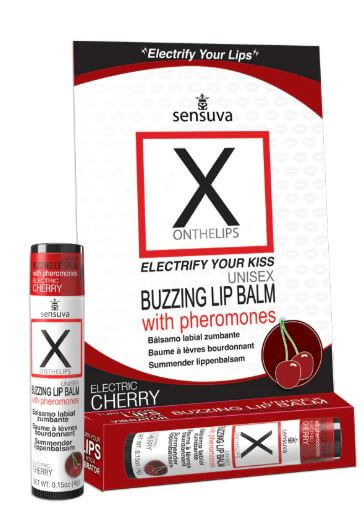 X ON THE LIPS BUZZING LIP BALM ELECTRIC CHERRY-0