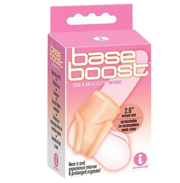 9'S BASE BOOST COCK & BALL SLEEVE-1