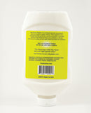 Boy Butter Original 25 oz Coconut Oil Lubricant bottle back view with product details and usage instructions.