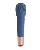 Deia the Wand Massager with Recharging Base Navy designed for deep sensations and full-body massages.