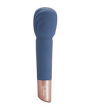 Deia the Wand Massager with Recharging Base Navy in a sleek design, perfect for deep sensations and full-body relaxation.