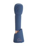 Deia the Wand Massager with Recharging Base Navy, designed for deep sensations and elegant aesthetics.