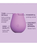 Cosmopolitan X plusOne Rose to the Top Vibe features thin petals, powerful pulsing center, and high-quality silicone design.