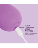 Cosmopolitan X plusOne Rose to the Top Vibe quick charging cable and USB recharge feature for convenient use.
