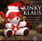MS Holiday Bear White in Santa hat with playful accessories, perfect for festive cuddles this holiday season.