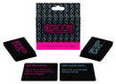 Bedroom Commands adult card game featuring two decks for fun and sexy love life activities.