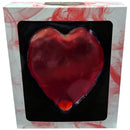 Intimacy Heart Massager Red in heart-shaped packaging with swirling red design.