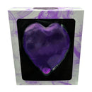 Intimacy Heart Massager Purple in packaging, heart-shaped design for intimate massages and self-care.