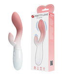 Pretty Love Brighty Vibrator Pink Ombre dual-action stimulator with elegant silicone design.