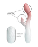 Pretty Love Brighty Vibrator Pink Ombre with dual-action stimulation and adjustable vibration settings.