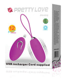 PRETTY LOVE JENNY REMOTE CONTROL BULLET VIBRATOR PURPLE-1