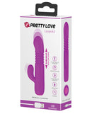 Pretty Love Leopold Mini Thruster Vibe Fuchsia packaging showcasing its features and design.