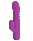 Pretty Love Leopold Mini Thruster Vibe Fuchsia, compact design with thrusting and vibration features for stimulation.