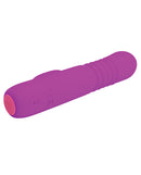 Pretty Love Leopold Mini Thruster Vibe Fuchsia in vibrant fuchsia color, featuring thrusting and vibrating modes.