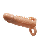Pretty Love Emmitt 6.3 Inch Penis Sleeve Ivory designed for enhanced pleasure and support during intimacy.