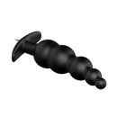 PRETTY LOVE VIBRATING BEAD BUTT PLUG BLACK-2