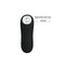 PRETTY LOVE VIBRATING BEAD BUTT PLUG BLACK-0