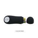 PRETTY LOVE VIBRATING BEAD BUTT PLUG BLACK-6