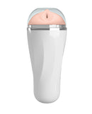 Crazy Bull Trish Masturbator Ivory in white hard-shell case with a lifelike vaginal opening.