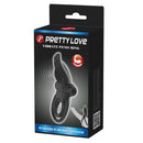 Pretty Love Vibrant Vibrating Penis Ring packaging showcasing silicone design and 10 vibration functions.