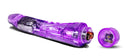 Naturally Yours Mambo Vibrator Purple, a stylish and flexible vibrator, with batteries compartment visible.