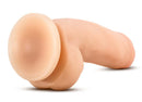 Coverboy Mr Fix it Dildo with Balls 7 inch Vanilla in realistic design and lifelike texture.