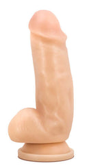 Coverboy Mr Fix it Dildo with Balls 7 inch Vanilla showing a realistic design and lifelike texture.