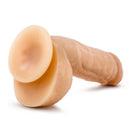 Blush Novelties Hung Rider Trigger Dong - Beige, 8.5-Inch Realistic Dildo featuring detailed sculpting for intense pleasure.